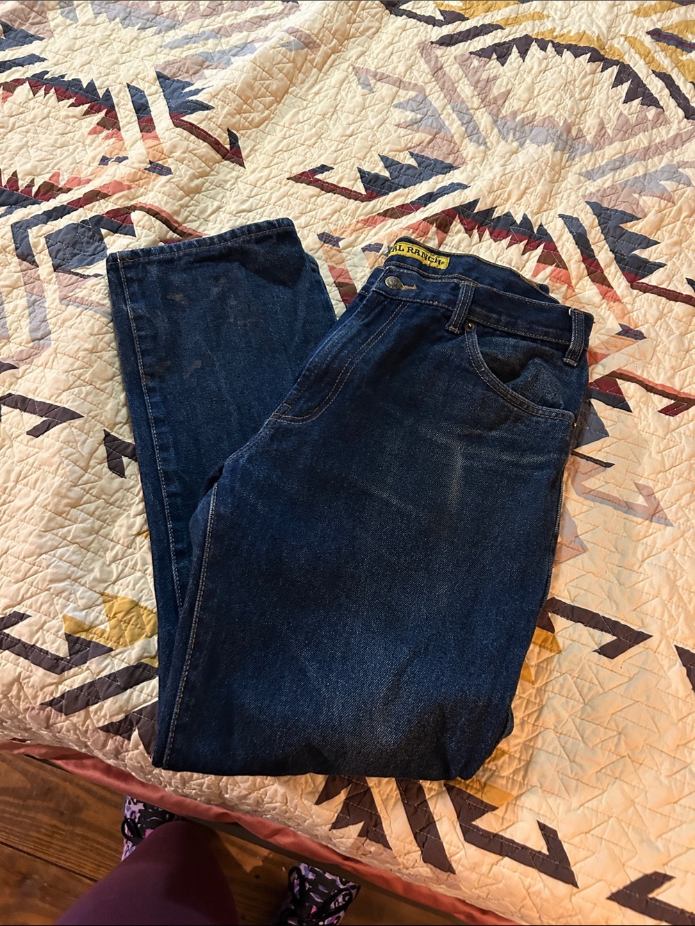 Straight Fit Men's Dark Indigo Jeans